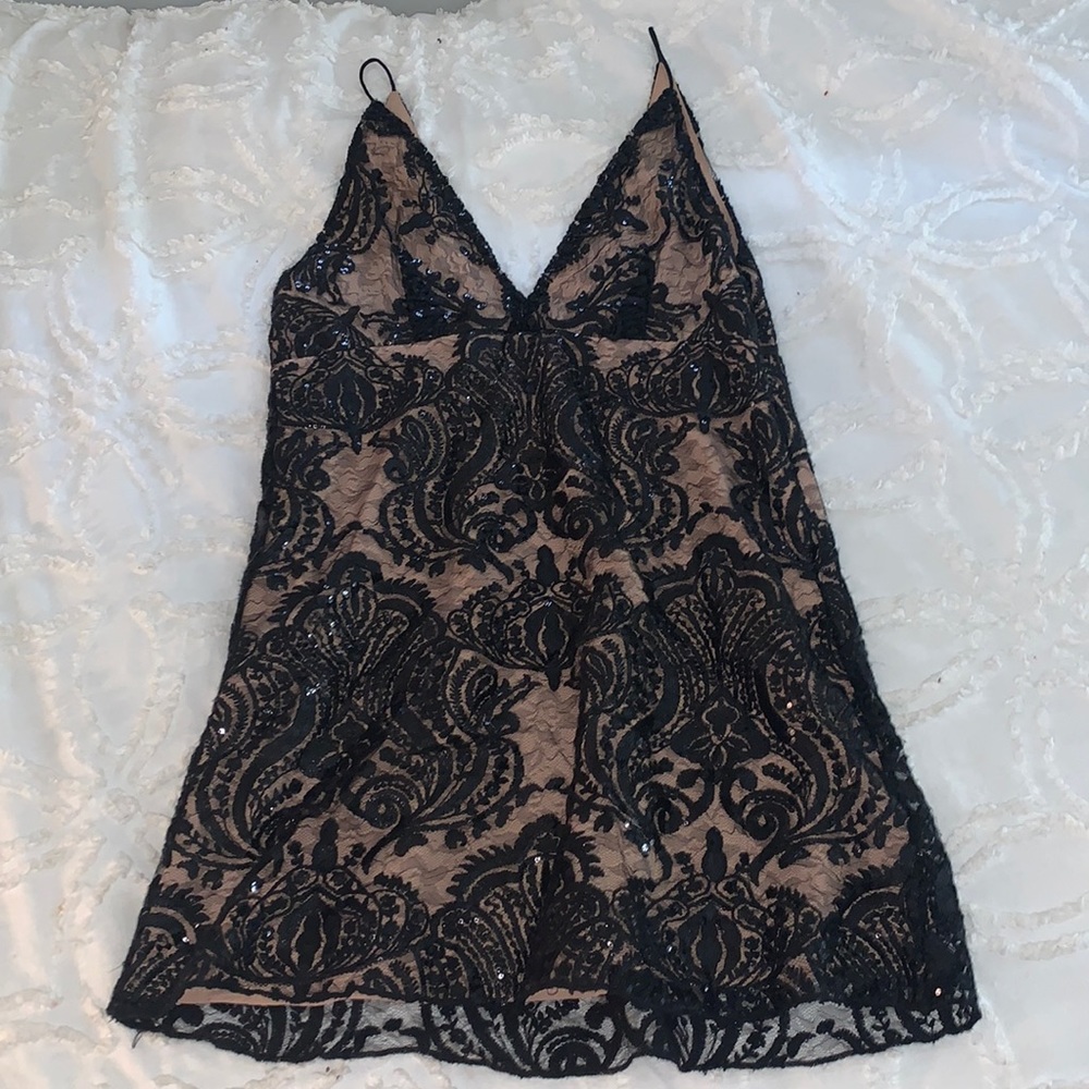 Free people dangerous love black dress